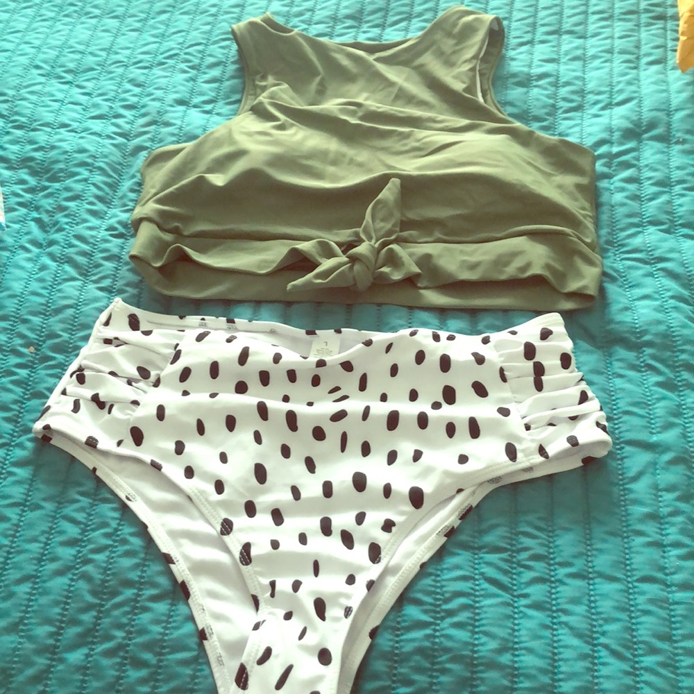 Animal print bikini